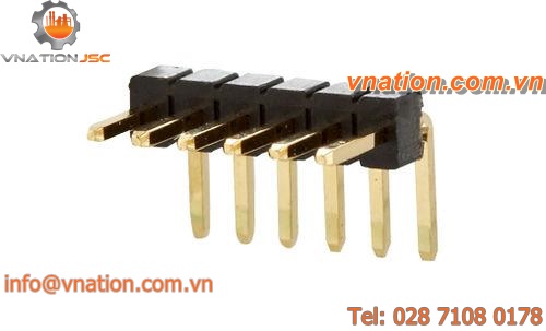male pin header / single-row / through-hole