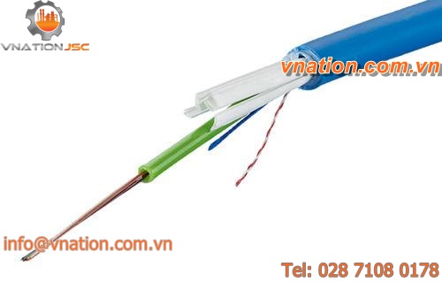 local area network cable / fiber optic / breakout / insulated