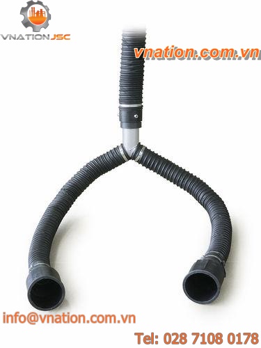 exhaust gas hose / for compressed air / suction / extrication