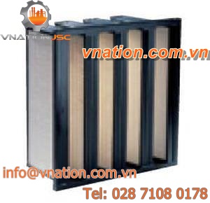 air filter / gas / pocket / watertight