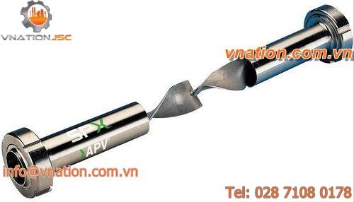 static mixer / continuous / stainless steel / clean-in-place (CIP)