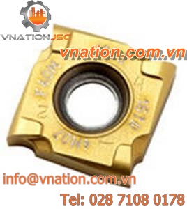 carbide cutting insert / metal / square