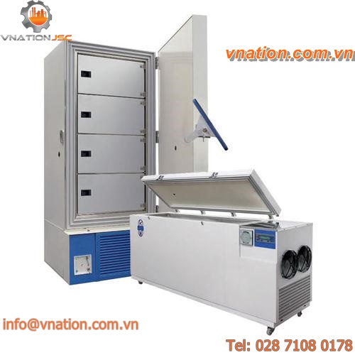 laboratory freezer / low-temperature / stainless steel / medical