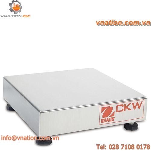 platform scales / with separate indicator / stainless steel / washdown
