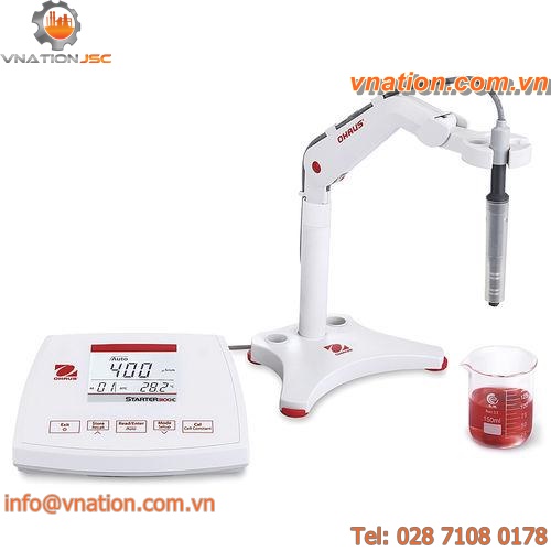 bench-top conductivity meter / with LCD display