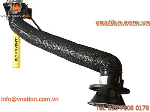 ceiling-mount extraction arm / telescopic / for welding fume extractors