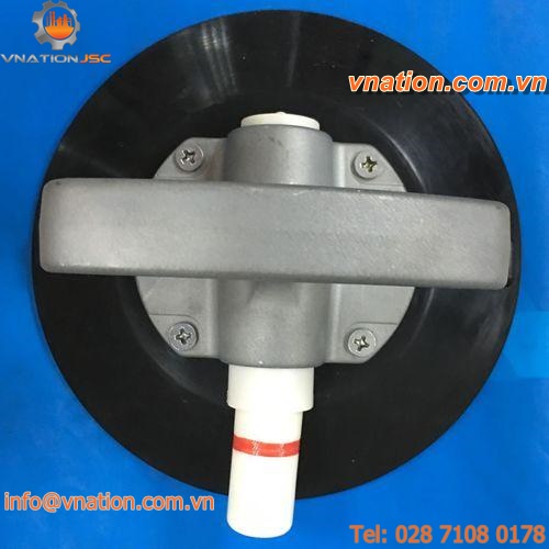circular suction cup / handling / lifting / with pump