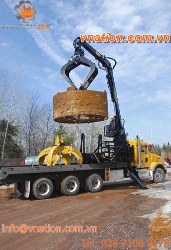 truck-mounted crane / boom / for construction / hydraulic