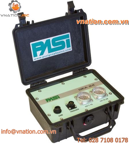 exploration seismograph / USB / data acquisition / 24-bit