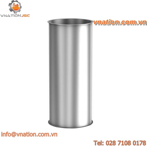 conveying pipe / stainless steel / flange