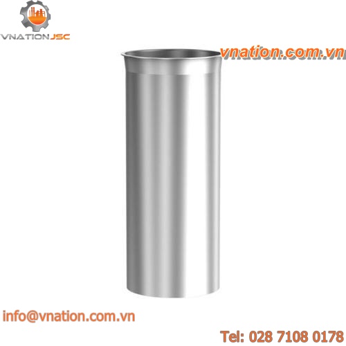 conveying pipe / stainless steel / for bulk materials / flange
