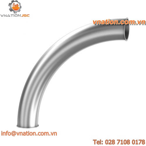 flange fitting / 90? angle / stainless steel
