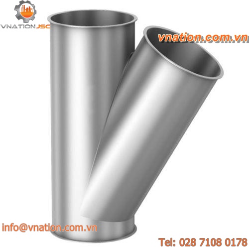 flange fitting / straight / seat / stainless steel
