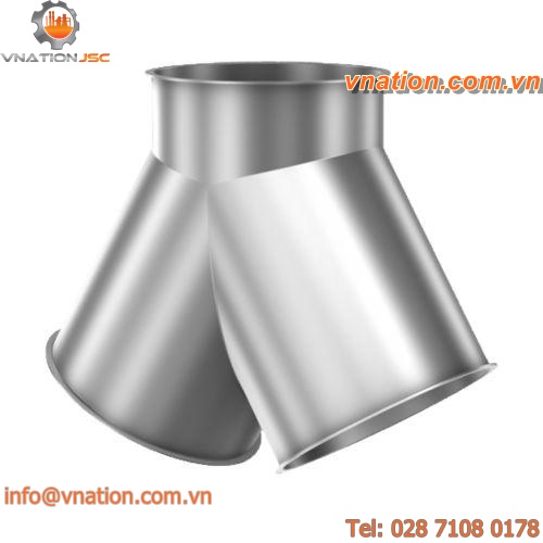 flange fitting / seat / symmetrical / stainless steel