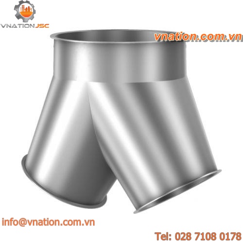 flange fitting / seat / symmetrical / stainless steel