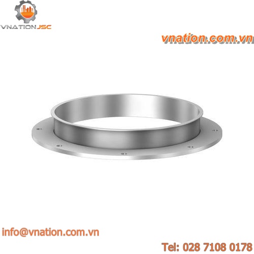 pipe flange / stainless steel / circular
