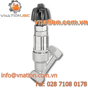 globe valve / manual / angle seat