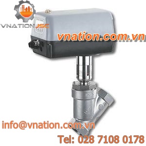 globe valve / control / angle seat / 2/2-way