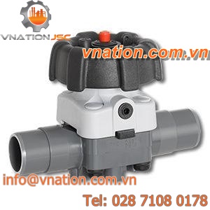 diaphragm valve / manual / 2/2-way