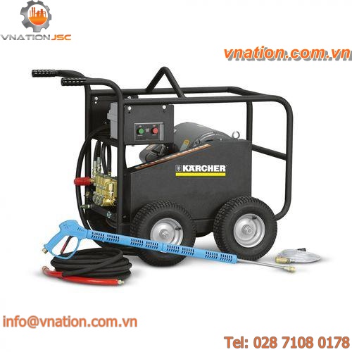 cold water cleaner / three-phase / mobile / professional