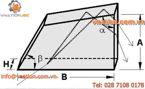 Pellin-Broca prism / fused silica / BK7