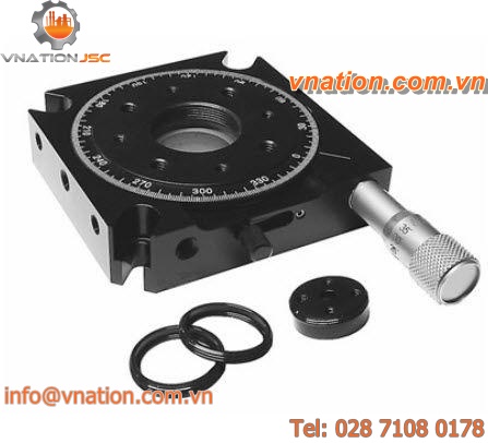 rotary positioning stage / manual / 1-axis