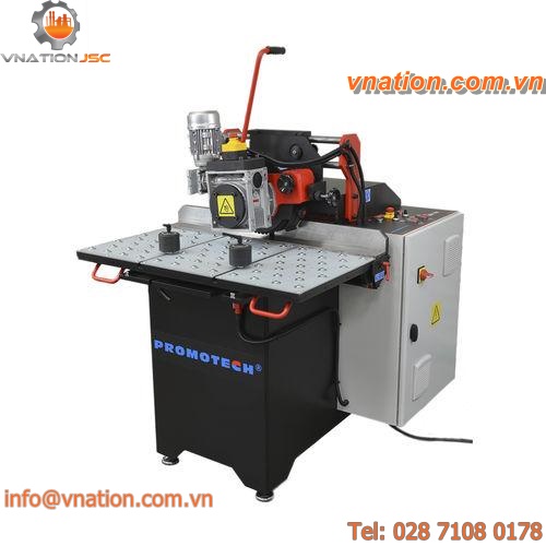 stationary beveling machine / electric / straight edges