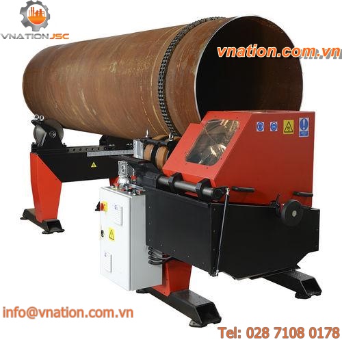 stationary chamfering machine / semi-automatic / for pipe ends