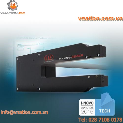 laser strip thickness measuring device
