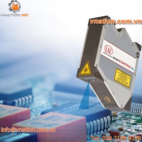3D laser scanner / profile / 2D / optical