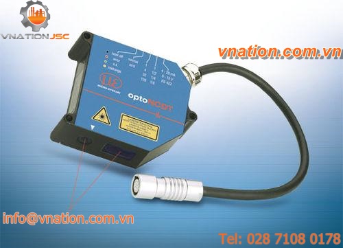 non-contact displacement sensor / optical / laser / IP65