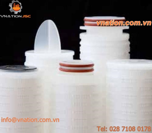 liquid filter cartridge / for micro-filtration / polyethersulfone / membrane