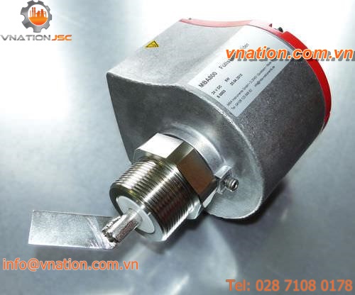rotary paddle level switch / for bulk materials / threaded / with stepper motor