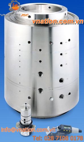 multi-passage rotary union / for machine tools / hydrostatic / custom