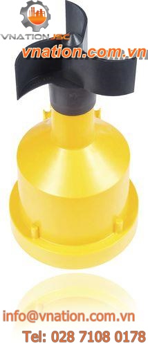 vane anemometer / fixed / with alarm