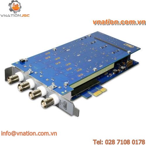 PCI Express data acquisition card / 4-channel / analog / 16-bit