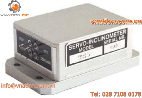 multi-axis inclinometer / with amplified output / closed-loop gravity