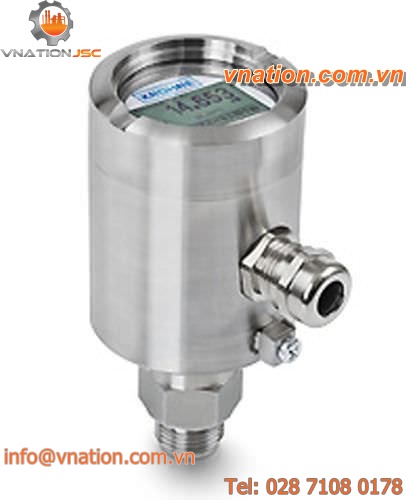vacuum pressure transmitter / with digital output / stainless steel
