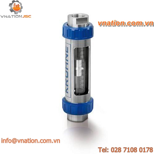 variable-area flow meter / for gas / in-line