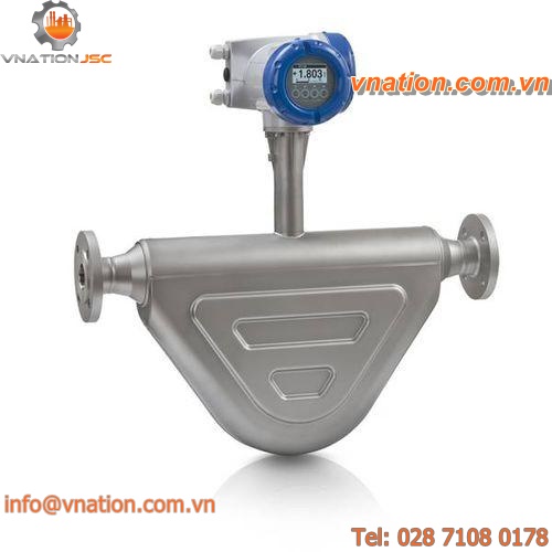 Coriolis flow meter / mass / for natural gas / in-line