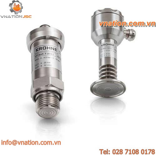 flush diaphragm pressure transmitter / for hygienic applications
