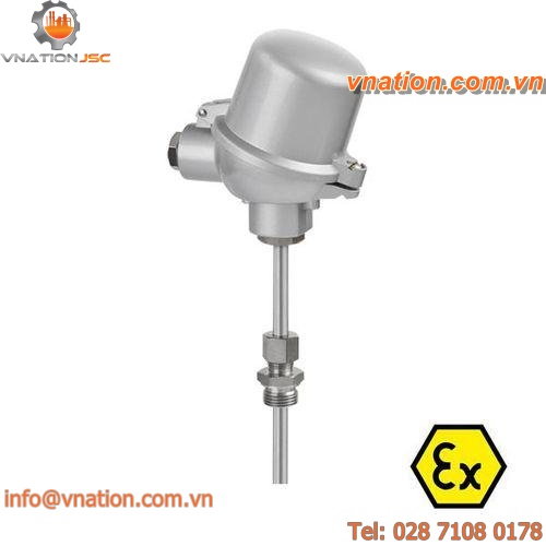 push-in thermocouple / abrasion-resistant