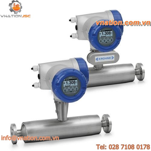 mass flow meter / Coriolis / for solids / in-line