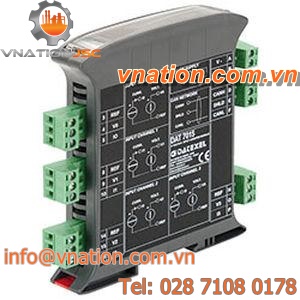 temperature data acquisition module / multi-channel / DIN rail / RTD