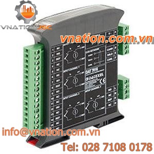 temperature data acquisition module / multi-channel / DIN rail / via CANopen