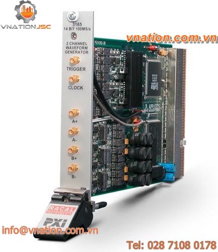 arbitrary waveform generator / PXI card / dual-channel