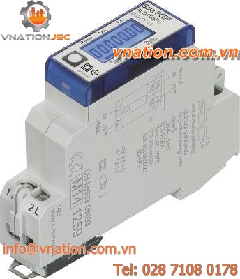electric energy meter / DIN rail / 50 Hz / single-phase