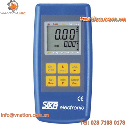 temperature measuring device / relative humidity / digital / portable
