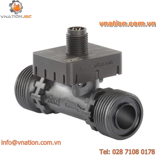 vortex flow meter / for water / in-line