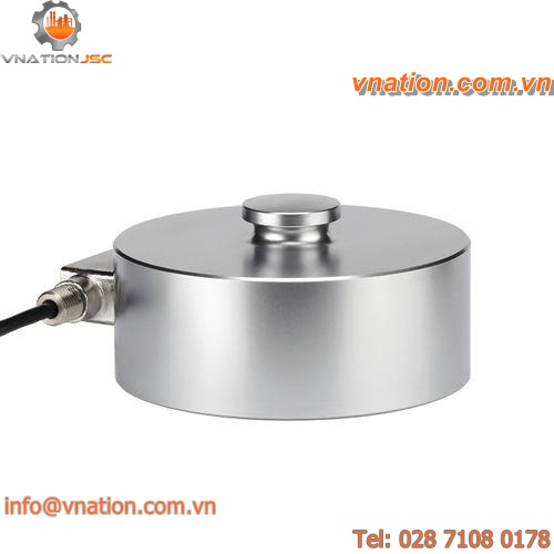 compression load cell / button type / stainless steel / small